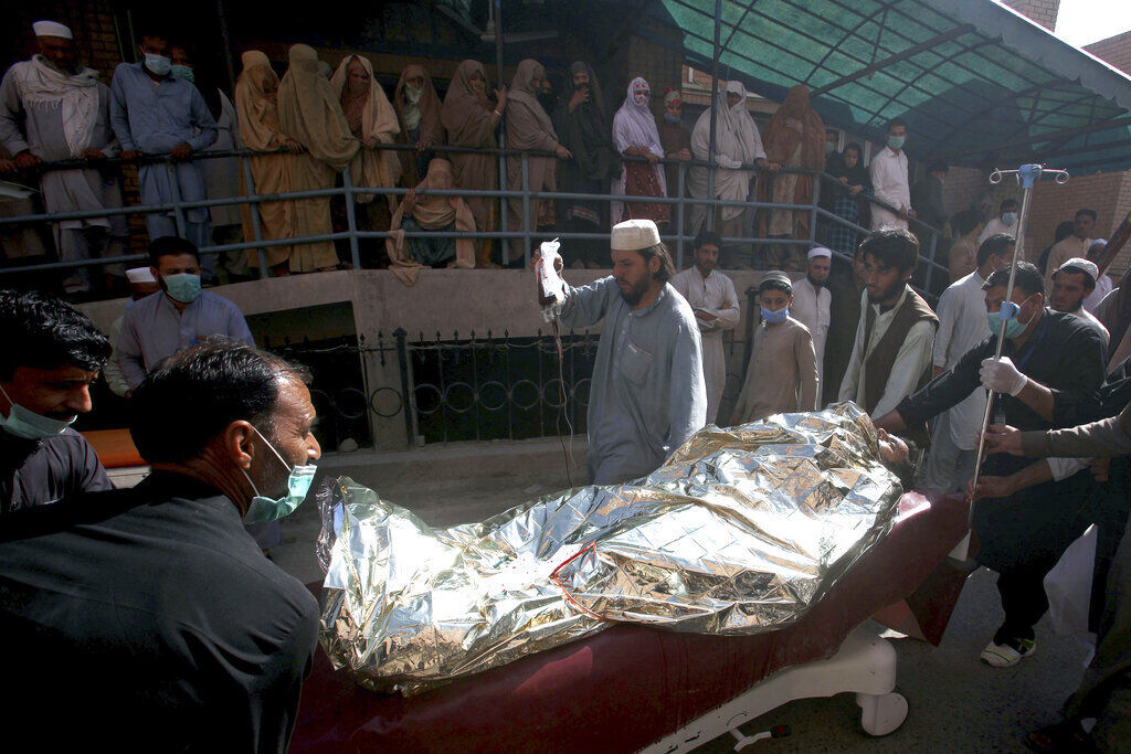 APTOPIX Pakistan Seminary Bombing